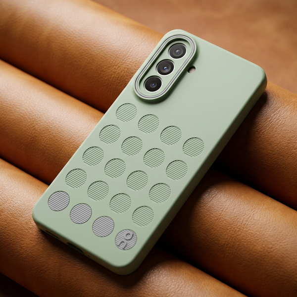 Stack Green (Grey circle) Silicone Case for Samsung M47
