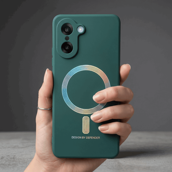 Dark Green DEFEND Rainbow Case for Oneplus Nord CE 5