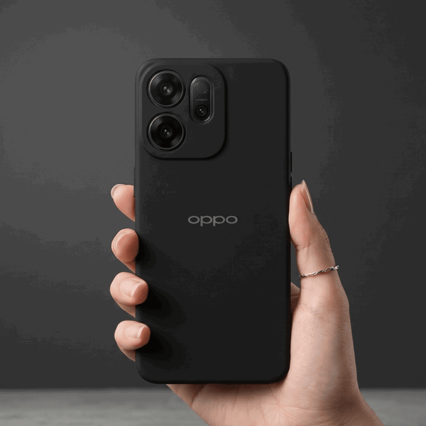 Black Camera Original Silicone case for Oppo Reno 14F