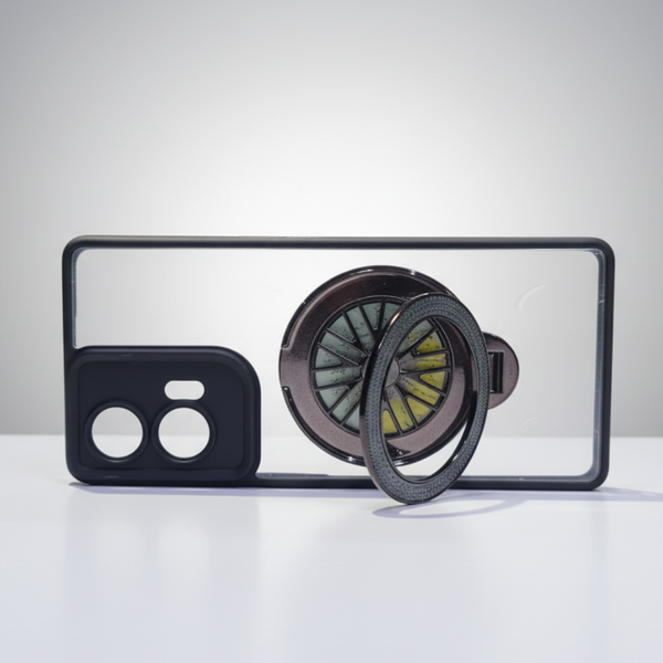 AeroRing Black Transparent  Case for Motorola Edge 50 Fusion