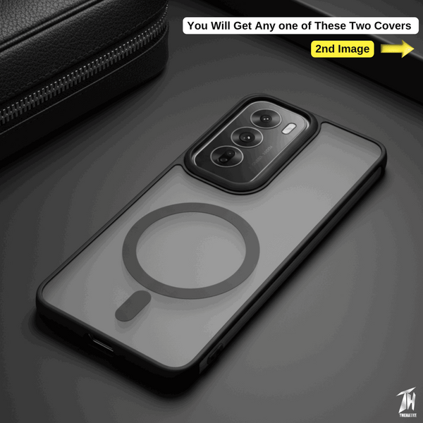 KYRON Black Matte Case for Oppo Reno 12