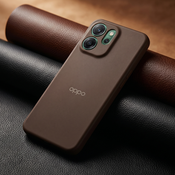 Dark Brown Camera Original Silicone case for Oppo Reno 14F