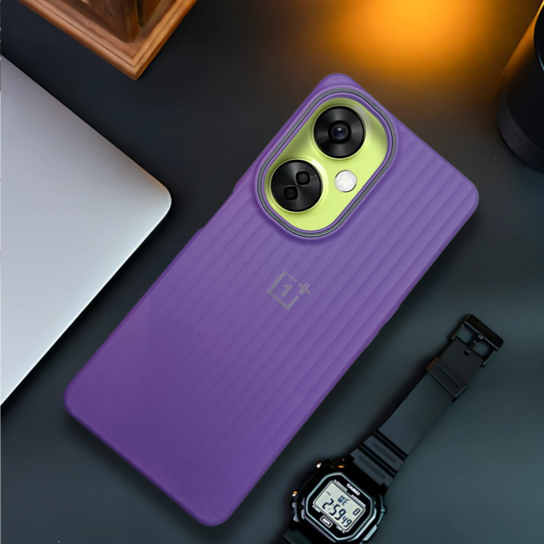 Voilet SleekLine Silicone Case for Oneplus Nord Ce 3 Lite