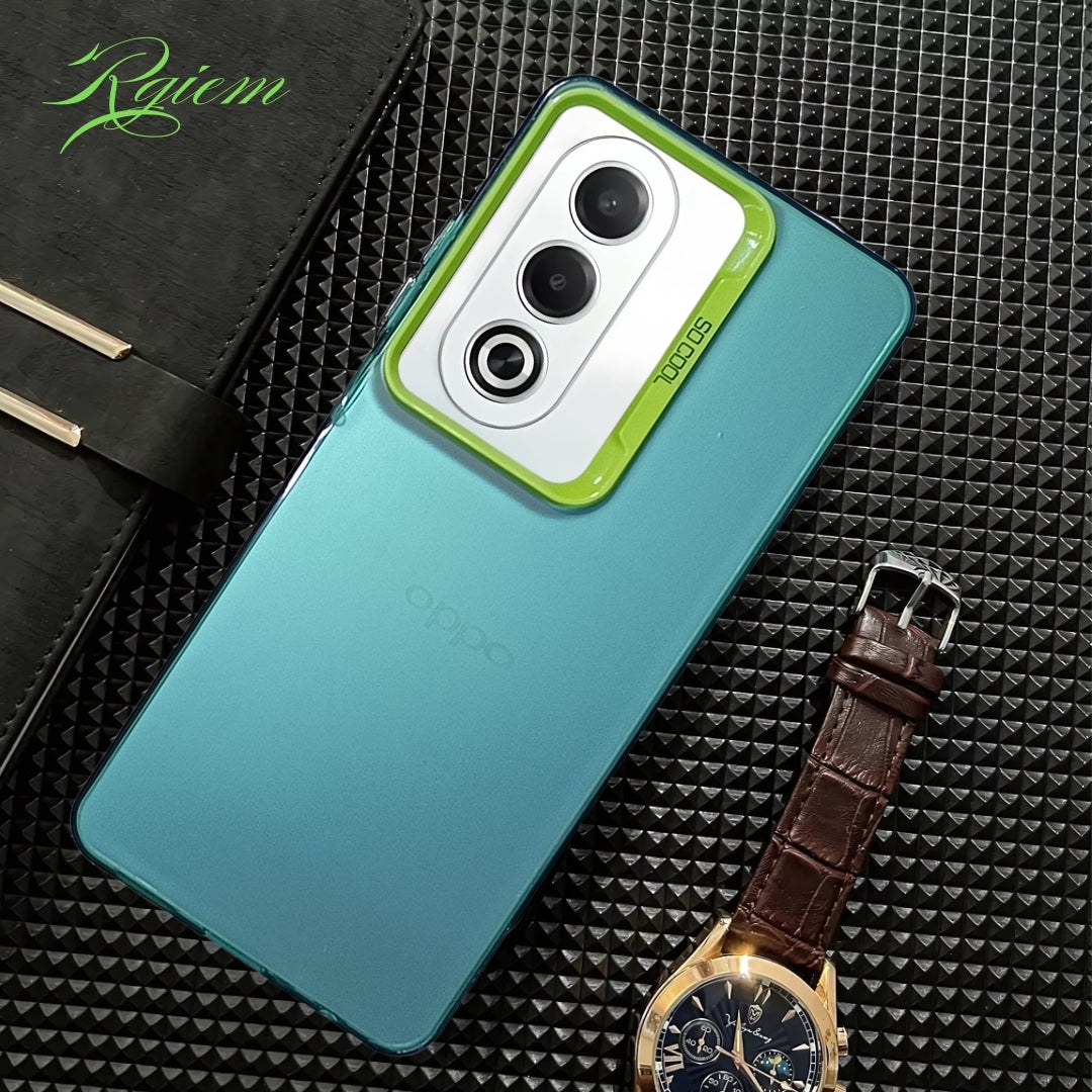 Green Rgiem Slim Slicone Non-Yellowing Protective Case for Oppo K12x