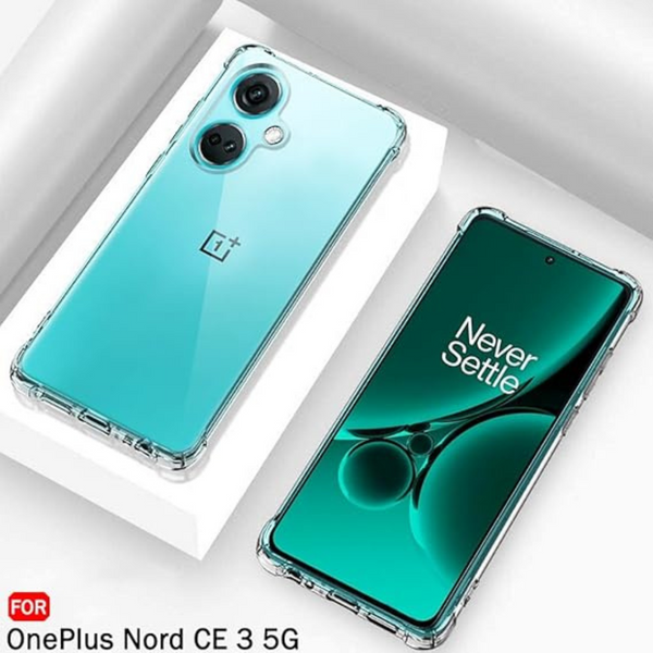 SilicaClear Transparent Silicone Case for Oneplus Nord Ce 3