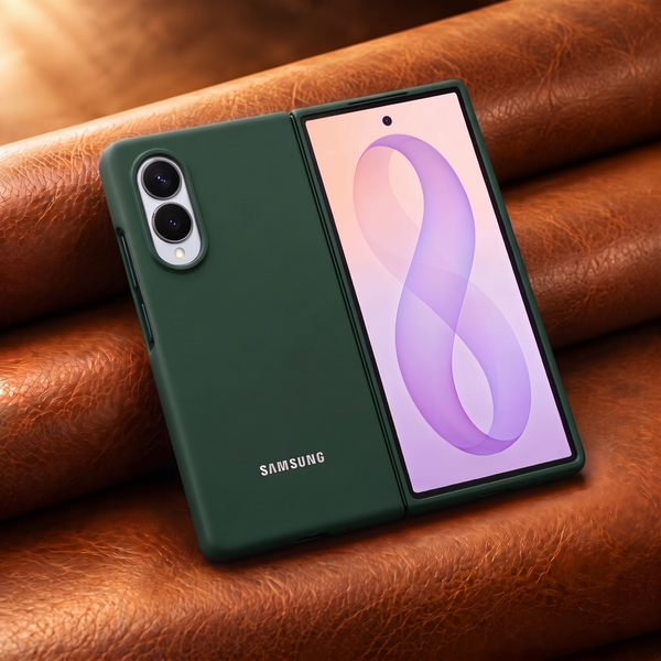 Dark Green Original Silicone case for Samsung Z Fold 8 5G