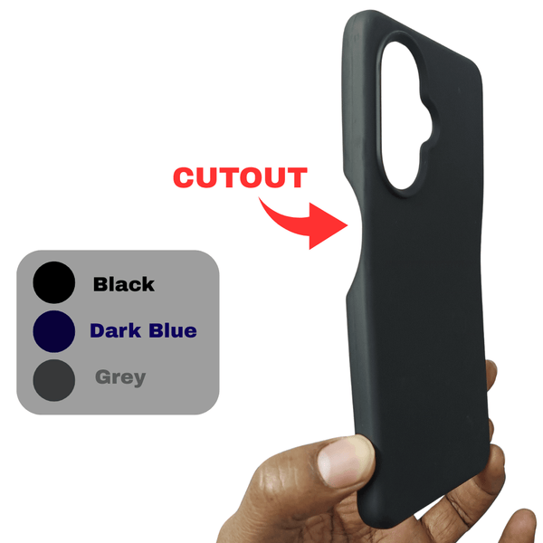 Black Silicone Case for Oneplus Nord Ce 3 Lite