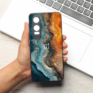 Layered Marble metal back case for OnePlus Nord CE 4 Lite