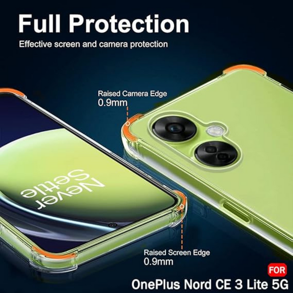 SilicaClear Transparent Silicone Case for Oneplus Nord Ce 3 Lite