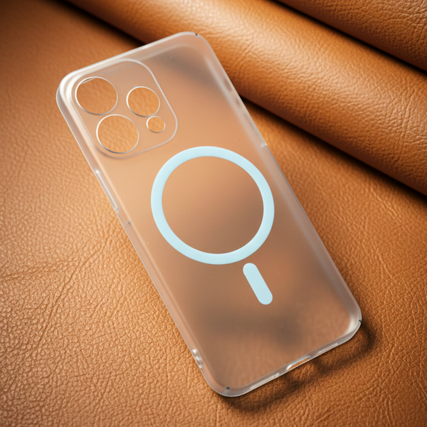 White Paper Matte Magsafe Case for Oppo Reno 15