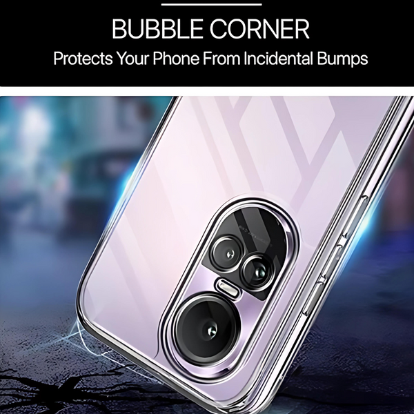 SilicaClear Transparent Silicone Case for Oppo Reno 10 Pro 5g