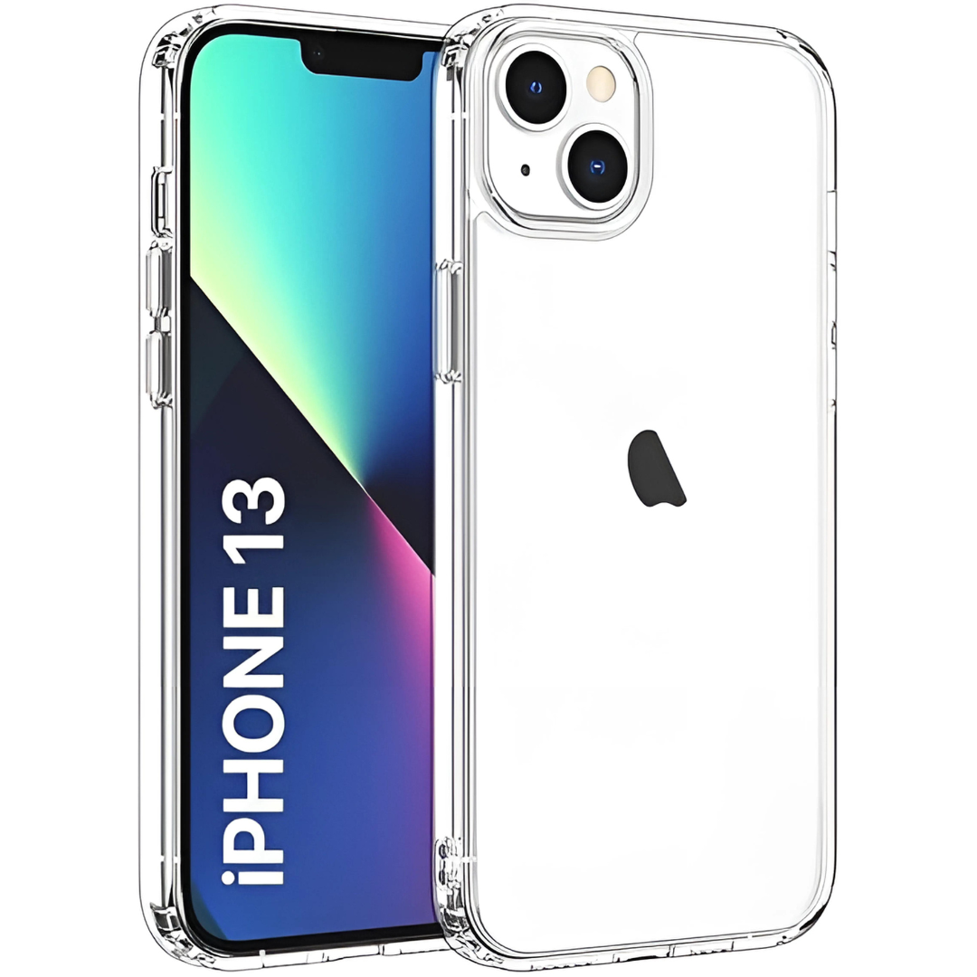 SilicaClear Transparent Silicone Case for Apple Iphone 13