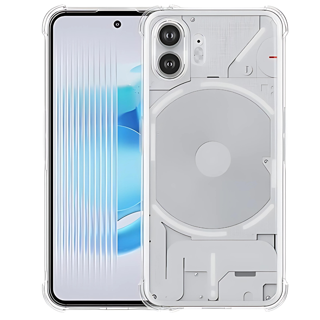 SilicaClear Transparent Silicone Case for nothing Phone 2