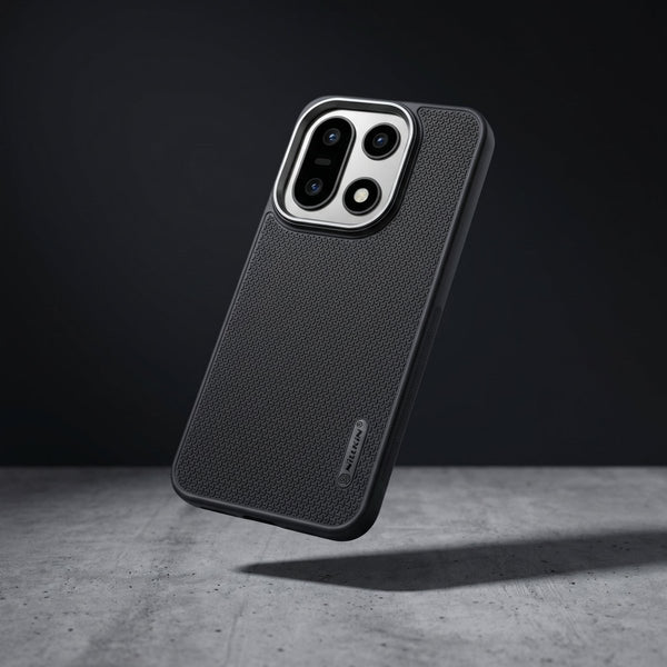 Black DRAVIK Texture Silicone Case for Oneplus 15