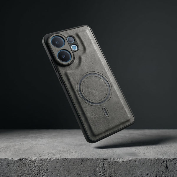 Crest Grey Leather Case for Vivo V60