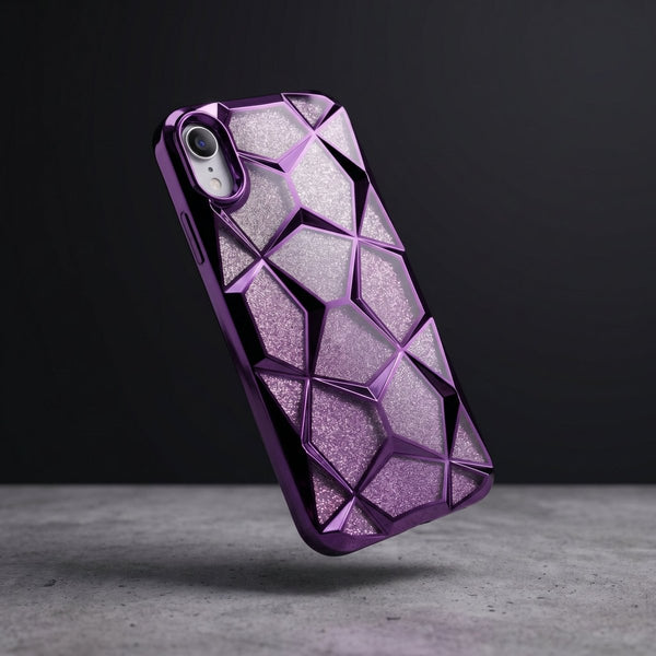 Dazzle Purple Silicone case for Apple iphone XR