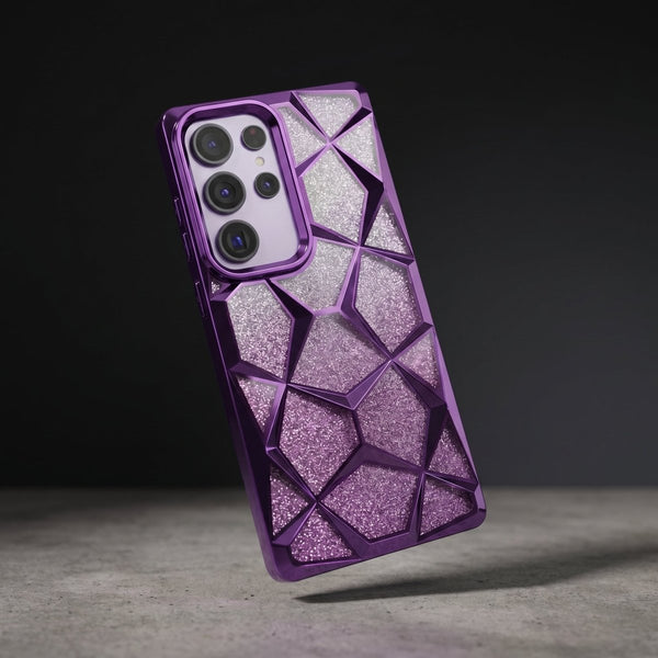 Dazzle Purple Silicone case for  Samsung S25 Ultra