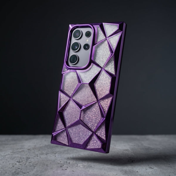 Dazzle Purple Silicone case for Samsung S24 Ultra