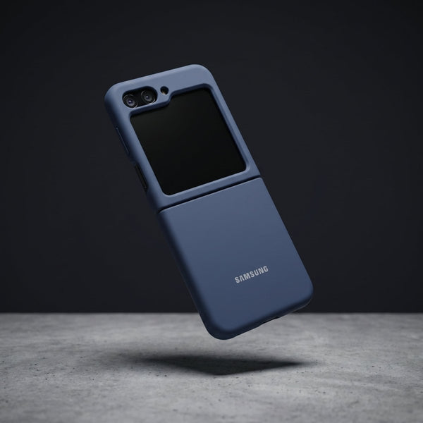 Dark Blue Original Silicone case for Samsung Galaxy Z FLIP 7 fe