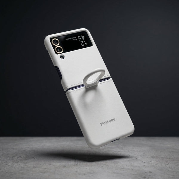 White Original Silicone case for Samsung Galaxy Z FLIP 3