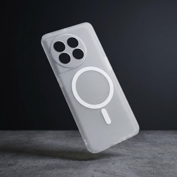 White Paper Matte Magsafe Case for Oneplus 13R