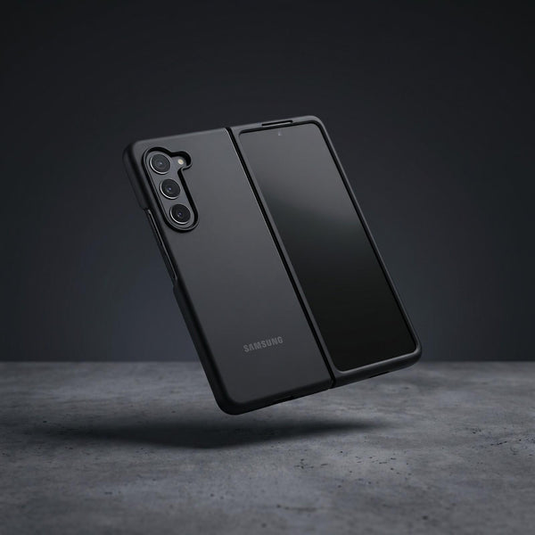 Black Original Silicone case for Samsung Z Fold 5 5G