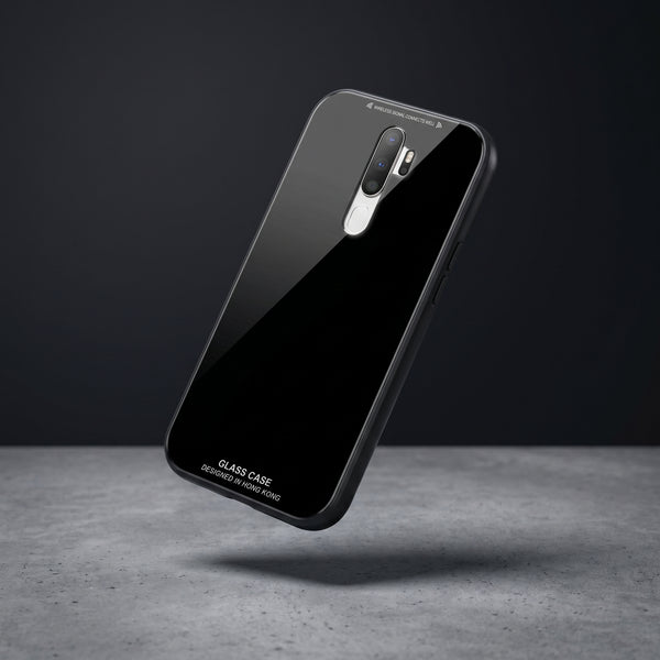 Black Glass case for Oppo A9 2020