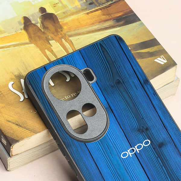 Indigo Planks metal back case for Oppo Reno 11
