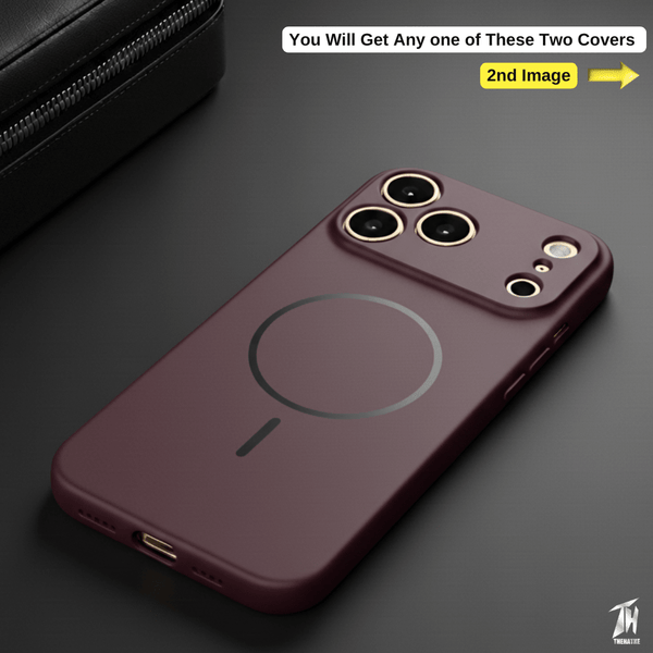 CAVEN Dark Pink Silicone case for Apple Iphone 17 Pro Max