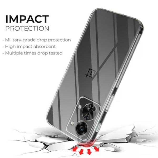 SilicaClear Transparent Silicone Case for Oneplus Nord  Nord 2T