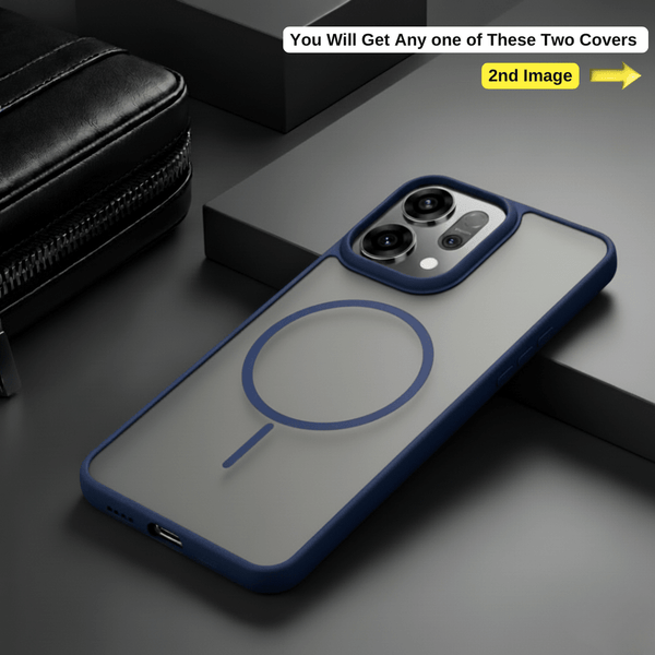 KYRON Dark Blue Matte  Case for Oppo Reno 14 Pro