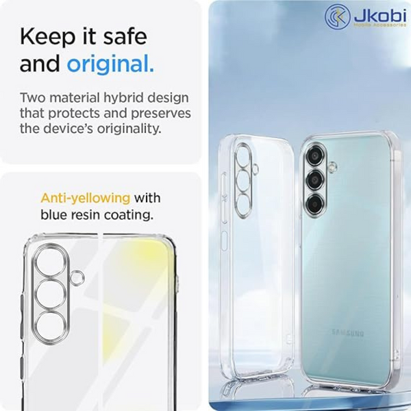 SilicaClear Transparent Silicone Case for Samsung M35