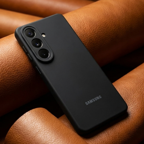 Black Camera Original Silicone case for Samsung S26