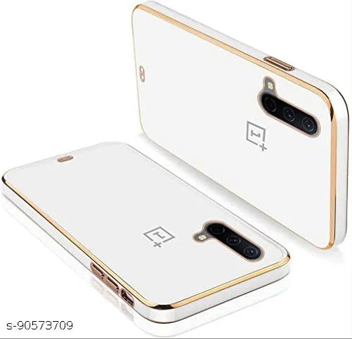 White Electroplated Transparent Case for Oneplus Nord CE