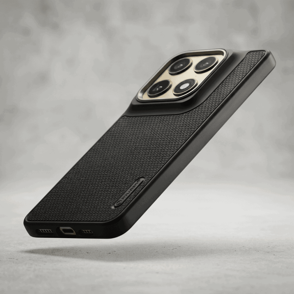 Black DRAVIK Texture Silicone Case for Motorola Signature