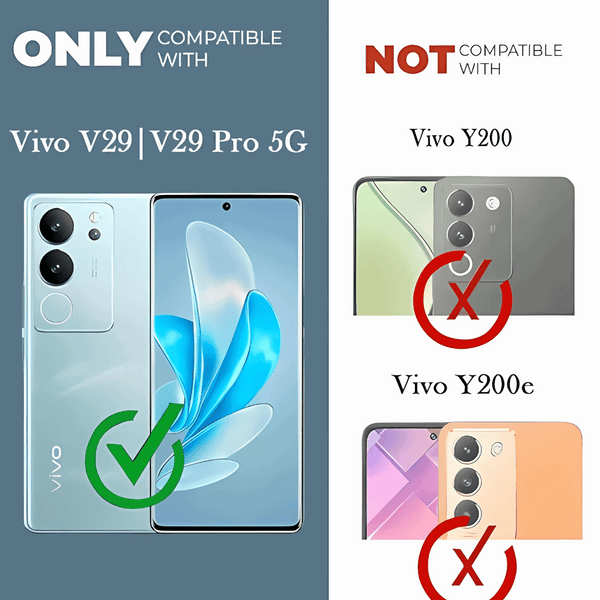 SilicaClear Transparent Silicone Case for Vivo V29 5G