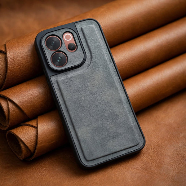 Velora Grey Leather Case for Vivo V70