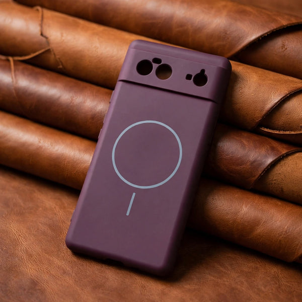 CAVEN Dark Pink Silicone case for Google Pixel 6