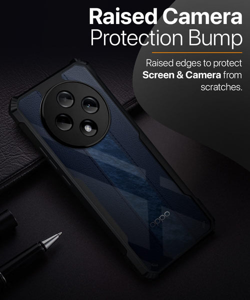 Hybrid Shockproof protective transparent Silicone Case for Oppo F27 Pro Plus