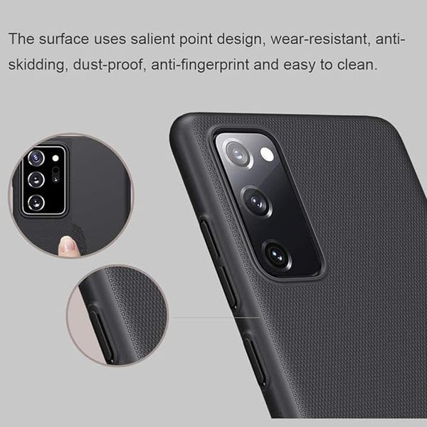 Black Niukin Silicone Case for Samsung S20 FE