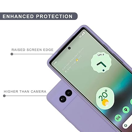 Purple Camera Original Silicone case for Google Pixel 6A