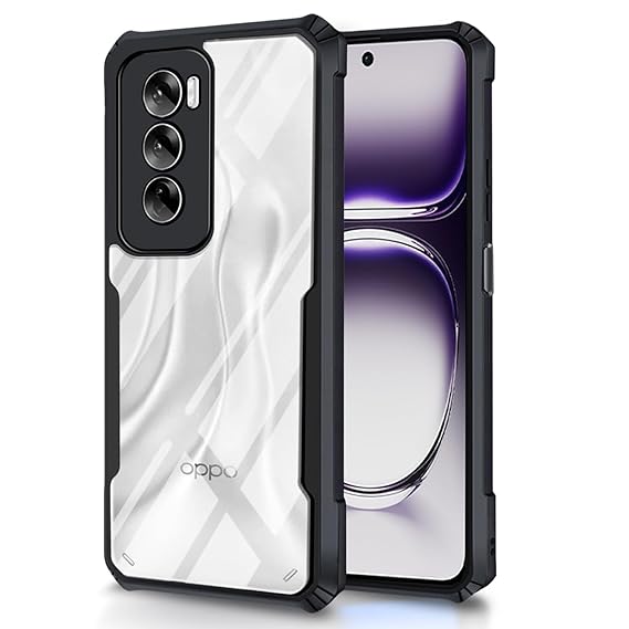 Hybrid Shockproof transparent Silicone Case for Oppo Reno 12