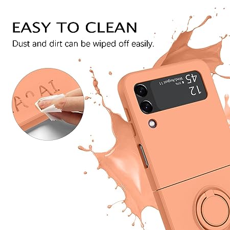 Orange Original Silicone case for Samsung Galaxy Z FLIP 4