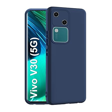 Dark Blue Camera Original Silicone case for Vivo V30