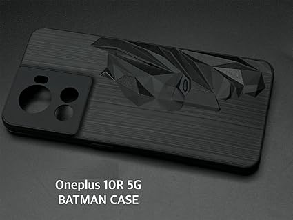 Superhero Engraved logo silicon Case for Oneplus 10R 5G