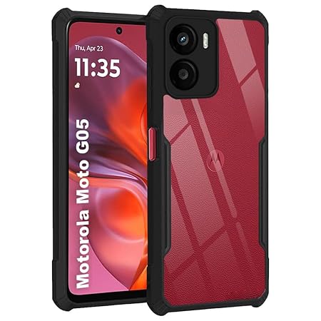 Hybrid Shockproof transparent Silicone Case for Motorola G05
