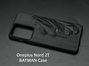 Superhero Engraved logo silicon Case for Oneplus Nord 2T