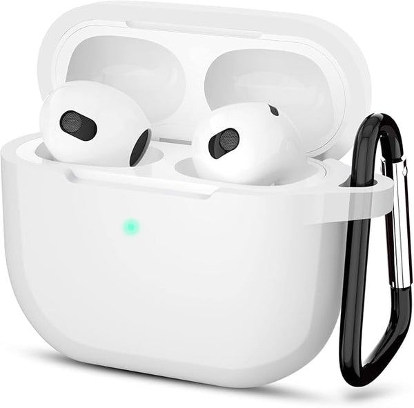 White Silicone Case For Apple Airpods 4