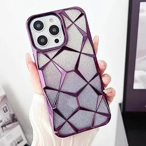 Dazzle Purple Silicone case for Apple iphone 14 Pro