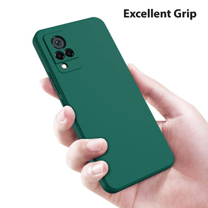 Dark Green Camera Original Silicone case for Vivo V21